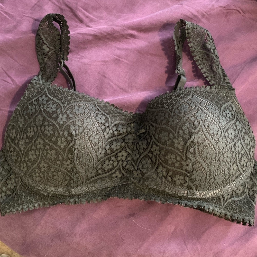 Aerie padded wireless lace bra